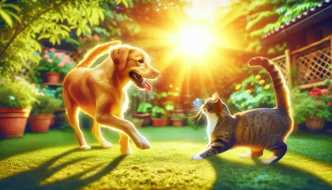 Rotina de exercícios para cães e gatos