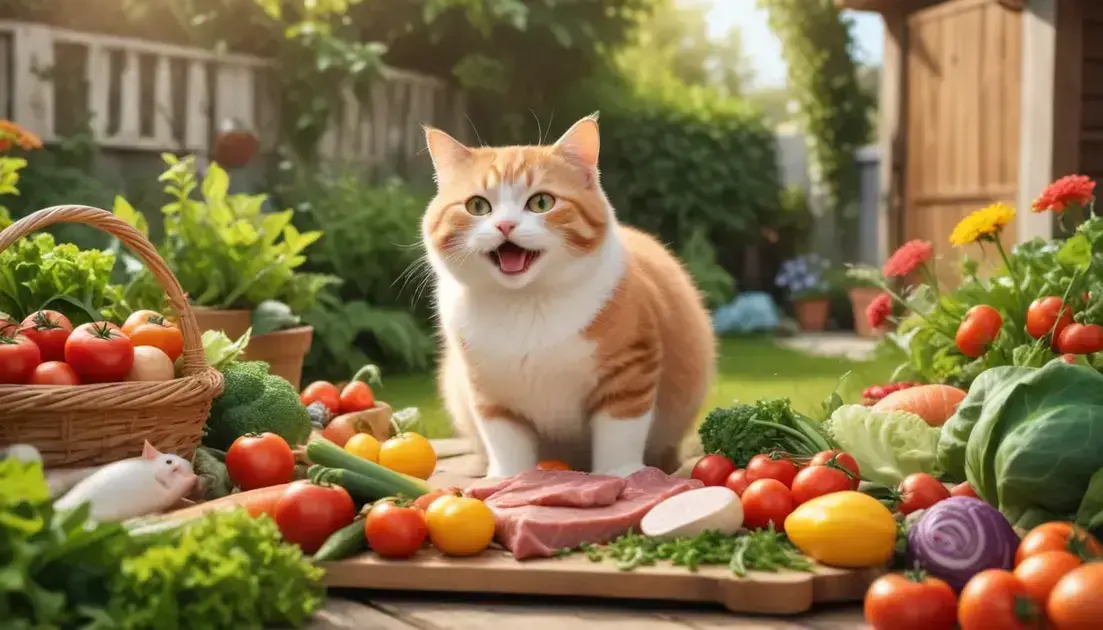 Benefícios da alimentação natural para a saúde felina Benefícios da alimentação natural para a saúde felina