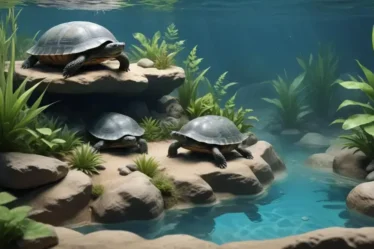 Requisitos de espaço para tartarugas