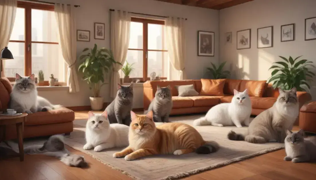 As melhores raças de gatos para viver em espaços pequenos