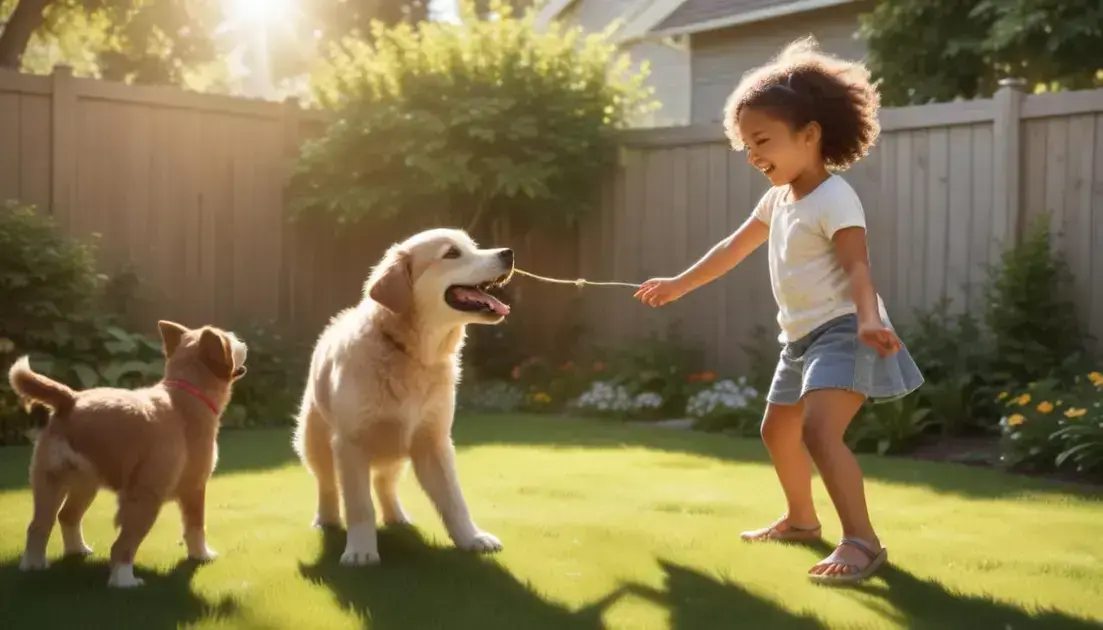 Pets e crianças: como ensinar responsabilidade