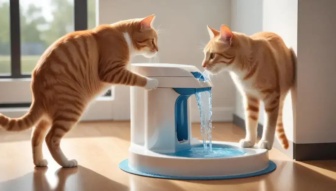 Bebedouro com filtro para gatos: a solução ideal para hidratação saudável