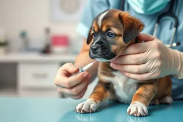 Vacinação para filhotes de cães