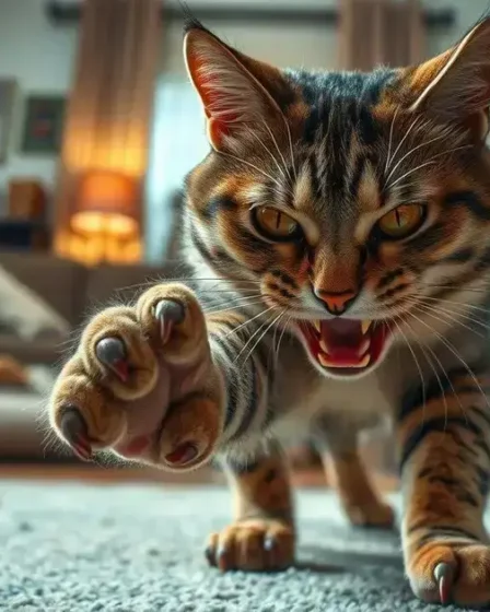 Lidando com comportamento agressivo em gatos