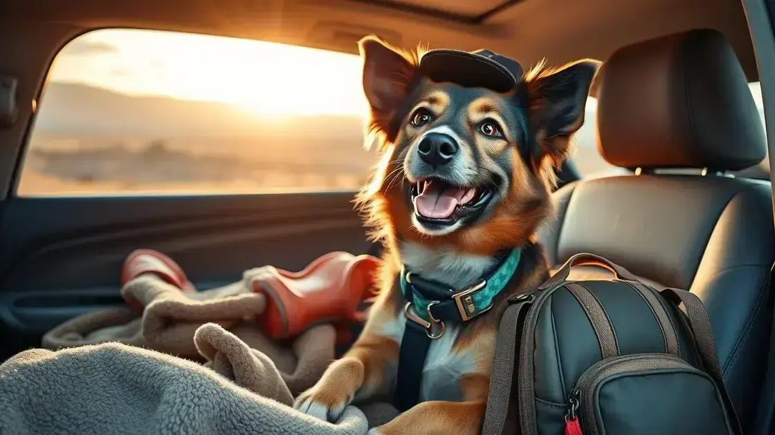 Acessórios de viagem para cães que vão facilitar suas aventuras
