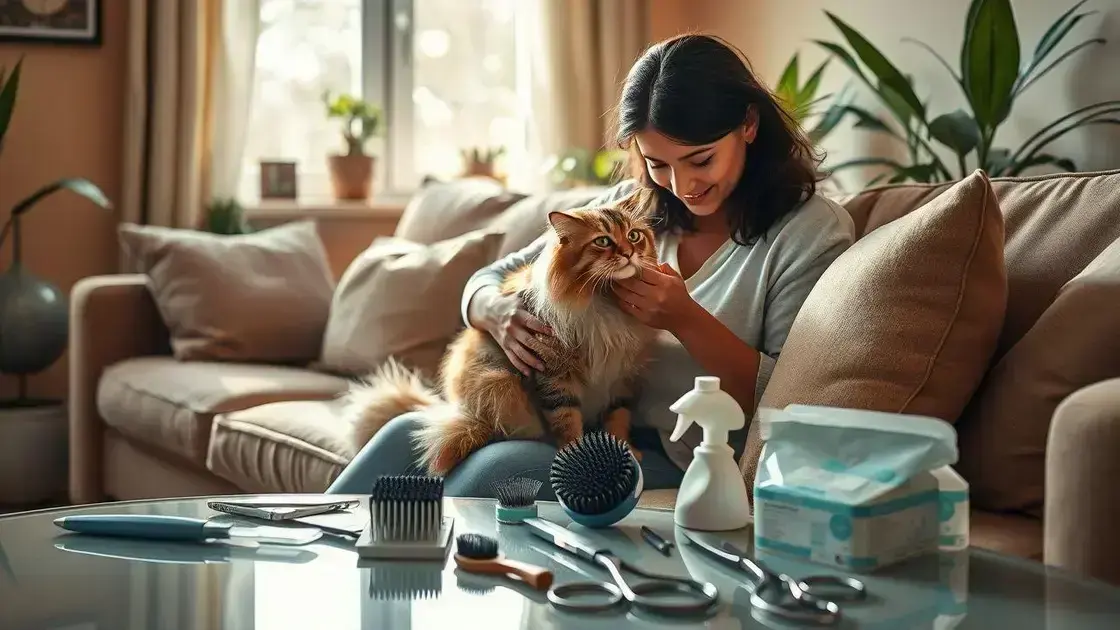 Dicas práticas para manter a higiene do seu gato