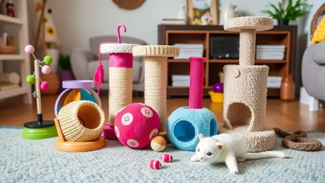 Os melhores tipos de brinquedos para gatos