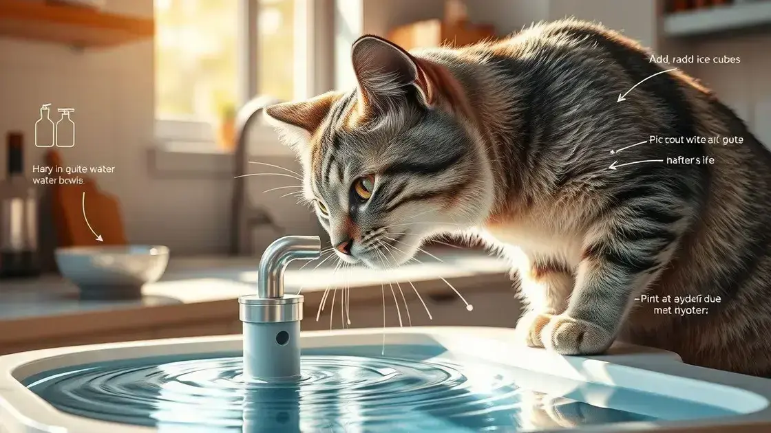 Como estimular seu gato a beber mais água Como estimular seu gato a beber mais água