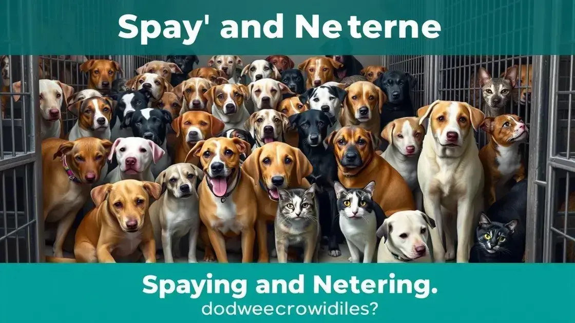 Impacto da castração na superpopulação de animais Impacto da castração na superpopulação de animais