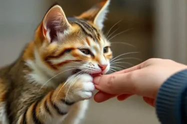 Gato mordendo o dono: o que significa e como agir