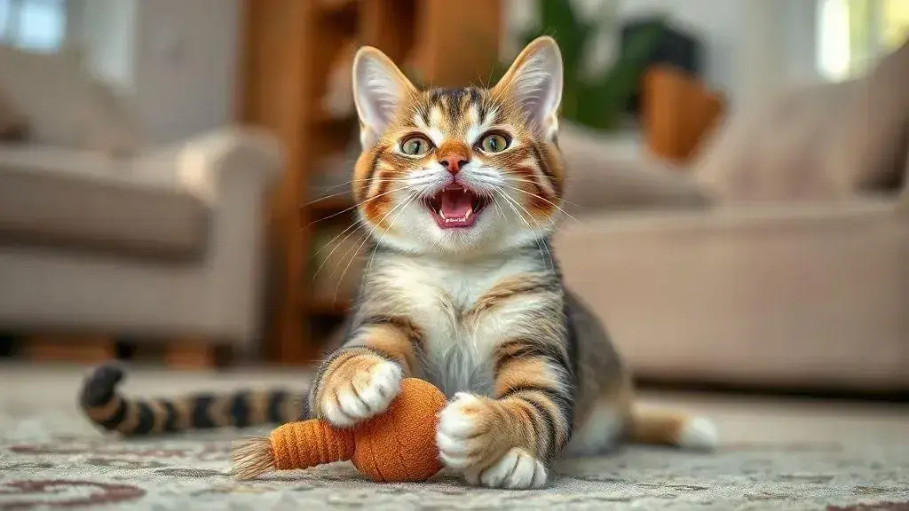 Sinais de que o gato está brincando ou estressado