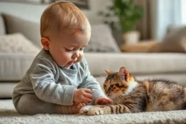 Gato e bebê: cuidados essenciais para um convívio harmonioso