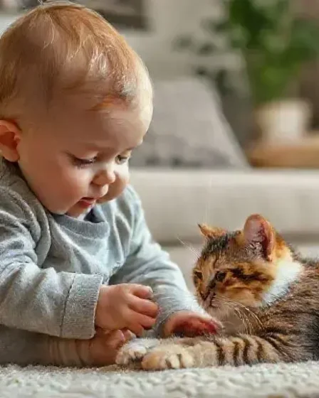 Gato e bebê: cuidados essenciais para um convívio harmonioso
