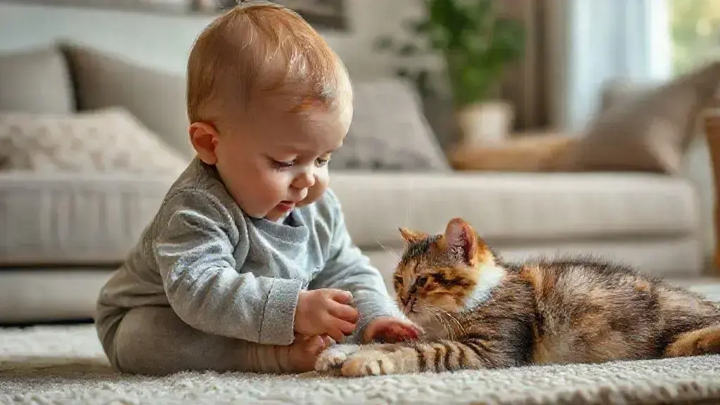 Gato e bebê: cuidados essenciais para um convívio harmonioso