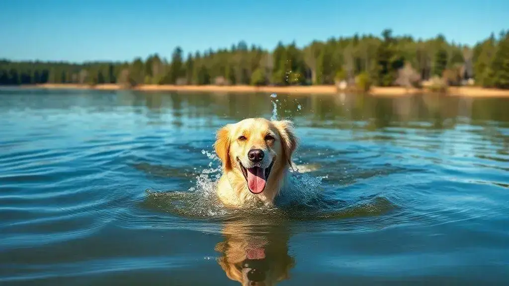 Cães que gostam de água: descubra as raças que amam nadar