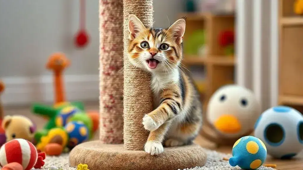 Como arranhar ajuda no bem-estar do seu gato