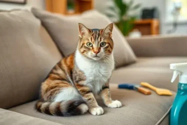 Dicas para limpar pelos de gato do sofá de forma eficaz