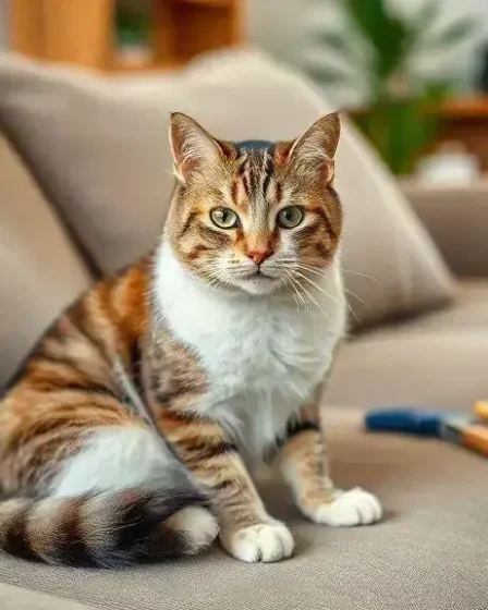 Dicas para limpar pelos de gato do sofá de forma eficaz