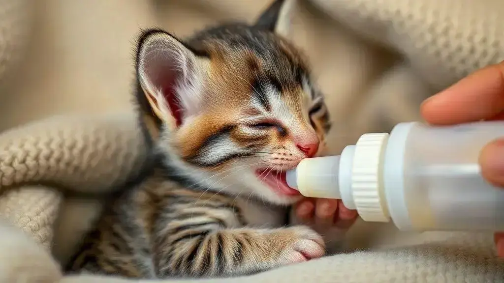 Alimentação adequada para o gato recém-nascido