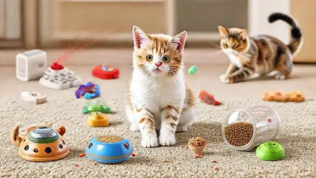 Tipos de brinquedos interativos que seu gato vai adorar Tipos de brinquedos interativos que seu gato vai adorar