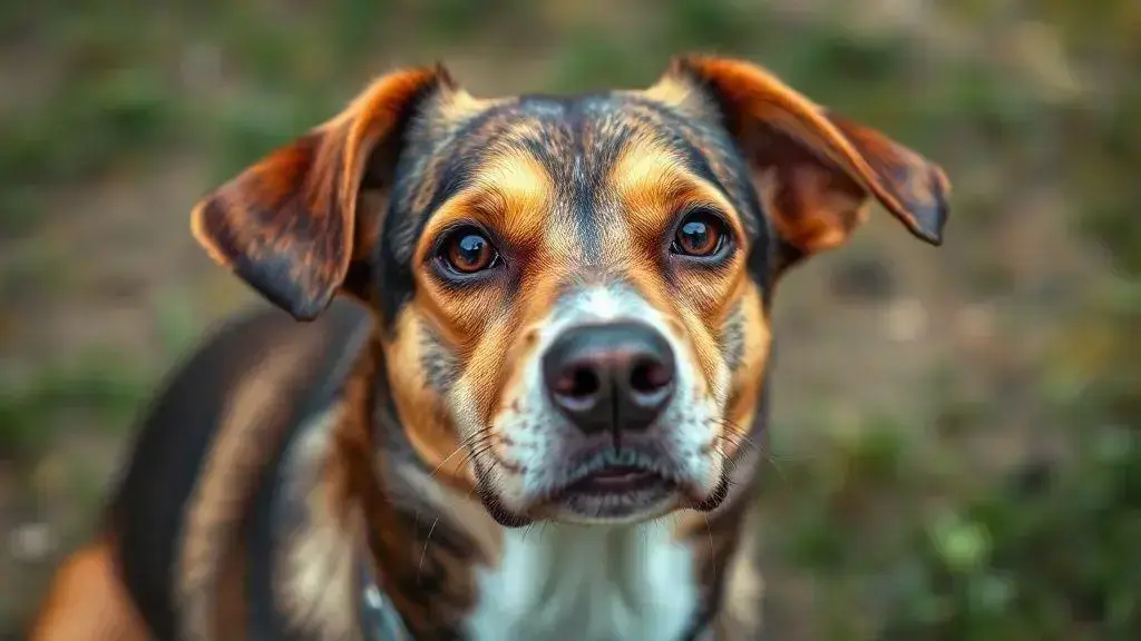significados variados do olhar intenso do cachorro