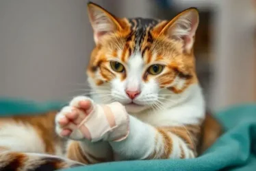 Gato com ferida na pele: o que passar para acelerar a recuperação