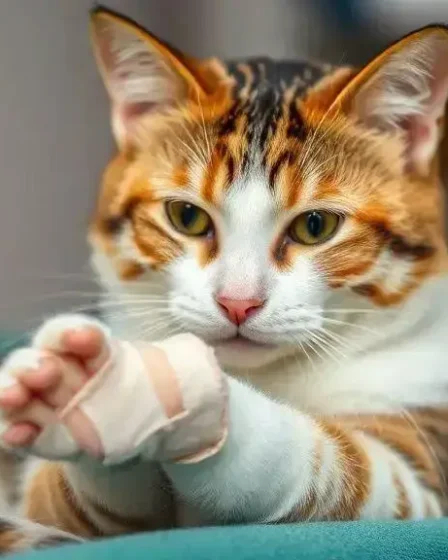 Gato com ferida na pele: o que passar para acelerar a recuperação