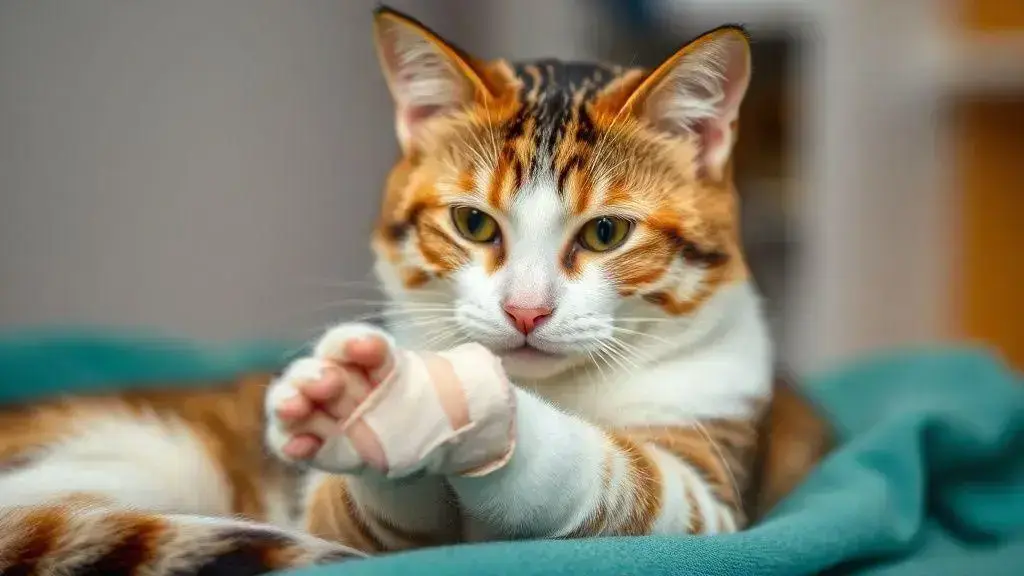 Gato com ferida na pele: o que passar para acelerar a recuperação