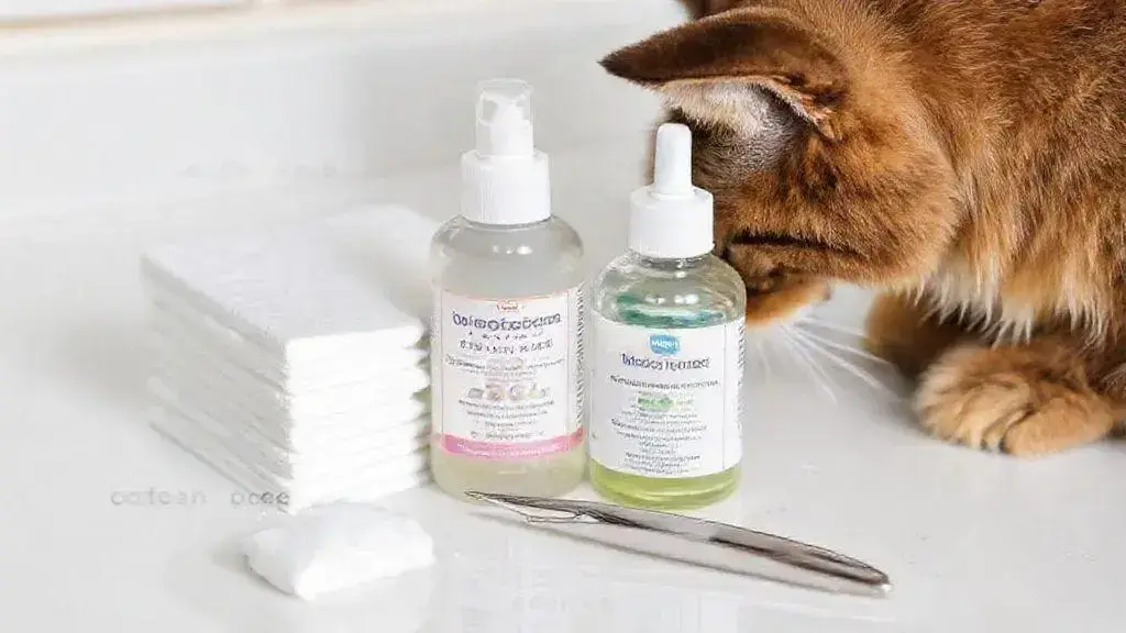 Materiais essenciais para limpar os ouvidos do seu gato Materiais essenciais para limpar os ouvidos do seu gato